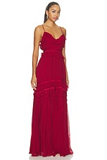 Dorothea Sleeveless Silk Gown - thumbnail 5