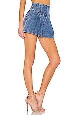 ulla johnson cass denim shorts