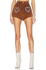 Product image of Understated Leather Dimestone Cowgirl Shorts. Click to view full details