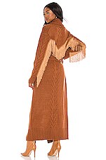 Understated Leather Rodeo Robe in Pecan | REVOLVE