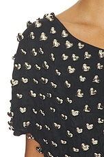 Heart Charm Cropped Poncho - thumbnail 8