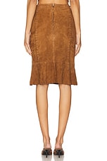 Handkerchief Leather Skirt - thumbnail 7