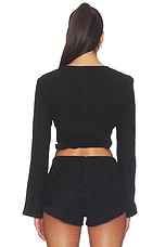 x REVOLVE Long Sleeve Wrap Top - thumbnail 6