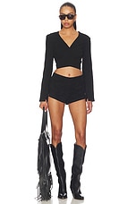 x REVOLVE Long Sleeve Wrap Top - thumbnail 7