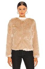 Unreal Fur Flash Faux Fur Jacket in Beige | REVOLVE