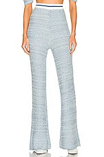 Product image of THE UPSIDE PANTALON FLARE AZZURRA KNIT VENUS. Click to view full details