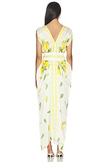 Dripping Alphonso Silk Dress - thumbnail 6