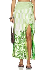 Pushpanjali Wrap Maxi Skirt - thumbnail 4