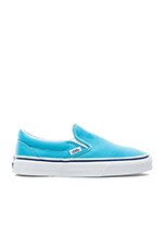 vans slip on cyan