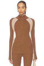 Bellings Half Zip Knit Top - thumbnail 4