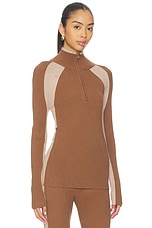 Bellings Half Zip Knit Top - thumbnail 5
