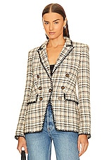 Veronica Beard Lawrence Dickey Jacket in Ecru & Ochre | REVOLVE