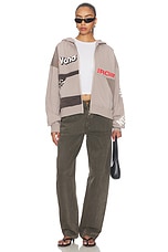 Paneled Zip Up Hoodie - thumbnail 9