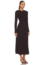 Curved Seam Rouched Dress - thumbnail 5
