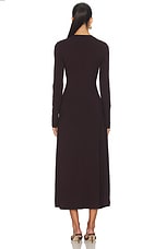 Curved Seam Rouched Dress - thumbnail 6
