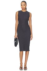 Sleeveless Side Drape Dress - thumbnail 4