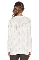 Pull Vince Chunky Knit 100% Coton Bleu Coastal - Taille XXS Neuf Avec Étiquette (NWT)