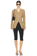 Slim Fit Capri in Vapore