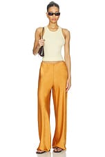 High Waist Satin Bias Pant - thumbnail 8