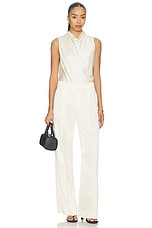 High Waist Satin Trouser - thumbnail 8