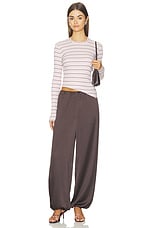 Mid Waist Plisse Crinkle Pant - thumbnail 8