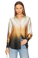 Product image of Vince Dip Dye Relaxed Long Sleeve Shirt. Click to view full details