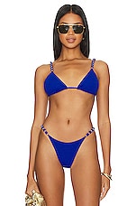 Beads Parallel Triangle Bikini Top