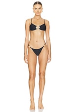 Vix Swimwear Ivy Bikini Bottom in Black | REVOLVE