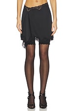 Signature Satin Mini Skirt