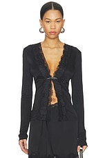 Long Sleeve Fitted Cardigan - thumbnail 4