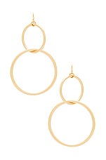 Product image of Vanessa Mooney The Interlocking Hoop Earrings. Click to view full details