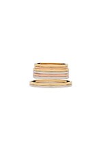 Product image of Wanderlust + Co Mixed Metal Ring Set. Click to view full details
