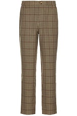 Plaid Trouser