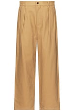 Wide Leg Pleated Trouser