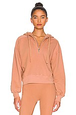 Product image of WellBeing + BeingWell Avalon Half Zip Hoodie. Click to view full details
