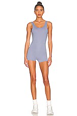 Product image of WellBeing + BeingWell MoveWell Juniper Romper. Click to view full details