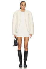 Faux Fur Belt Jacket - thumbnail 8