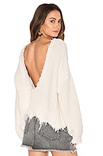 Wildfox Couture Solid Sweater in Clean White | REVOLVE