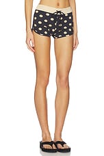 Bailey Swim Short in Beige Big Dot - thumbnail 5