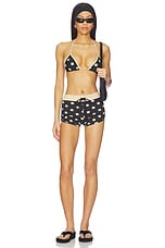 Bailey Swim Short in Beige Big Dot - thumbnail 7