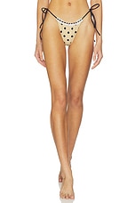 Juni Lace Up Detail Bikini Bottom - thumbnail 4
