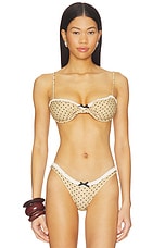 Jeanie Polka Dot Bikini Top - thumbnail 4