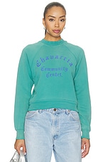 Community Center Shrunken Raglan Sweatshirt - thumbnail 4