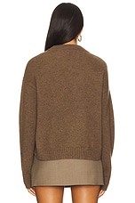 Cashmere Argyle Crew Sweater - thumbnail 6