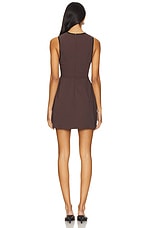Piped Peplum Mini Dress - thumbnail 6