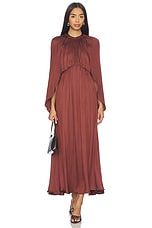 Halter Cape Midi Dress - thumbnail 4