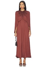 Halter Cape Midi Dress - thumbnail 7