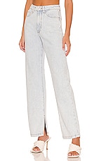Product image of WeWoreWhat Mom Slit Straight Jean. Click to view full details