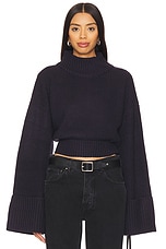 Cropped Turtleneck Sweater