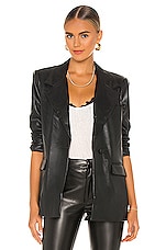 Product image of WeWoreWhat Downtown Vegan Leather Blazer. Click to view full details